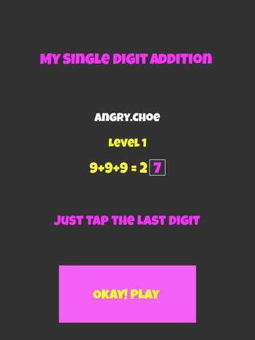 【免費娛樂App】My Single Digit Addition-APP點子