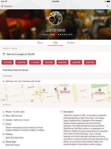 免費下載生活APP|OpenTable - Restaurant Reservations, Reviews, Menus, Local Food & Dining app開箱文|APP開箱王