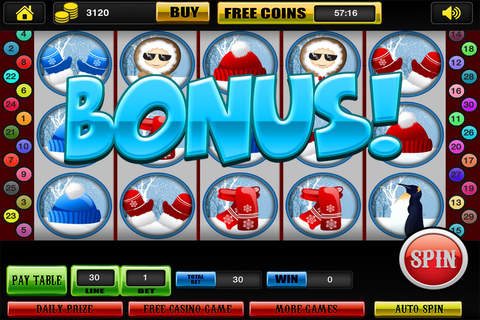 Amazing Party Slots of Eskimo in Vegas Iceberg Casino - Best Deal Xtreme Vacation Slot Machine Free screenshot 4