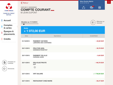 【免費財經App】Crédit Mutuel pour iPad-APP點子
