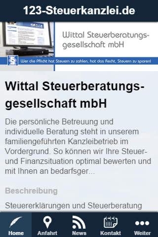 Wittal Steuerberatungsgesellschaft mbH screenshot 2
