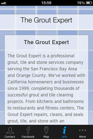 The Grout Expert screenshot 4
