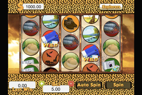 Slots Safari - Africa Beautiful Giraffs FREE Casino Game screenshot 2