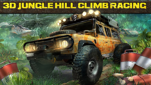 3D Jungle Hill Climb Racer - Real Crazy Offroad Monster Truck Driving Racing Games