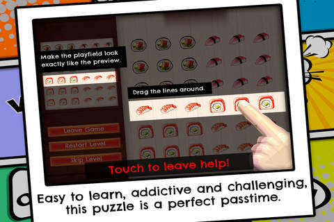 Green Destiny Sushi - FREE - Steel Ninja Roll Puzzle Game screenshot 4