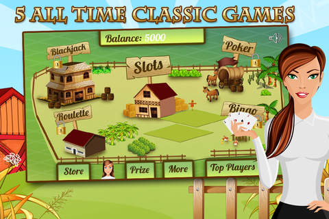 Poker Farm : Play your Cards with Slots, Blackjack and More! screenshot 2