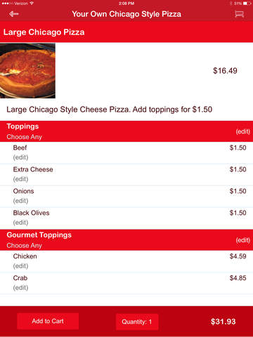 免費下載生活APP|Chicagos Pizza app開箱文|APP開箱王