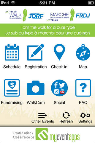 JDRF – TELUS Walk to Cure Diabetes screenshot 3