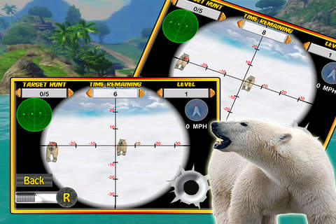 2016 Wild Polar Bear Sniper Hunter screenshot 3