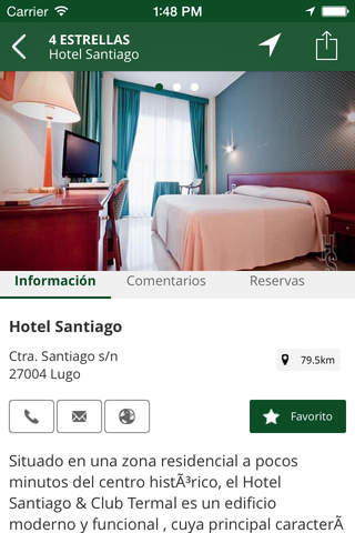 Lugo App Guía de ciudad Guía de Lugo Restaurantes Hoteles Ocio Tiendas screenshot 4