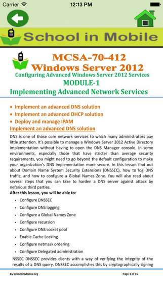 【免費教育App】Advanced Windows Server 2012 Services Exam 70-412-APP點子