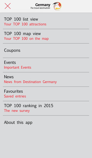 【免費旅遊App】TOP 100 - Germany's 100 most popular sights-APP點子