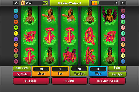 Ace Brazil Party Slots Bonanza - Lucky Casino Party Games Free screenshot 3