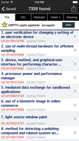 【免費商業App】Patents Search-APP點子