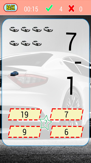 Easy Math Game Super Car Maserati Version