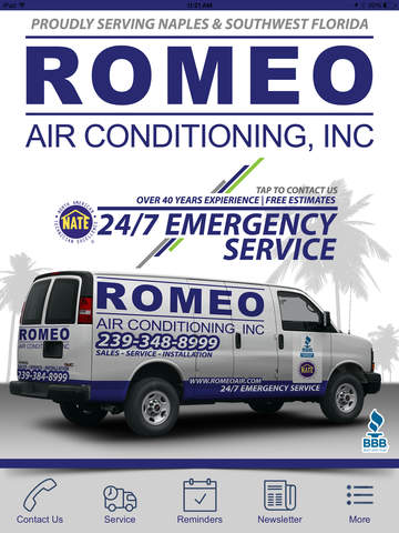 【免費商業App】Romeo Air Conditioning, Inc.-APP點子