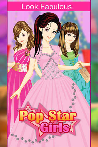 pop star girl dressup screenshot 2