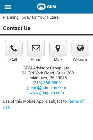 GDM Advisory screenshot 3