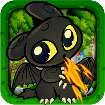 Jumping Fire Breathing Dragon - Castle Survival Hop Adventure Free LOGO-APP點子