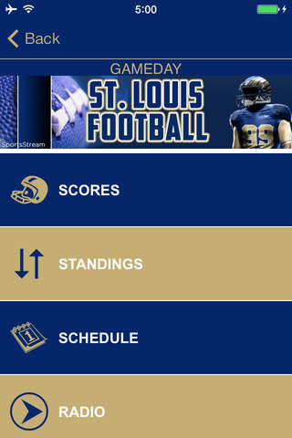 Football STREAM+ - St. Louis Rams Edition screenshot 3