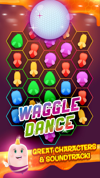 【免費遊戲App】Disco Bees - The Fun New Match 3 Game-APP點子