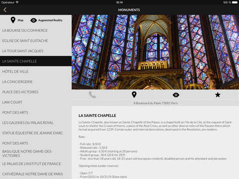 Hotel Saint-Honoré Paris for iPad screenshot 3