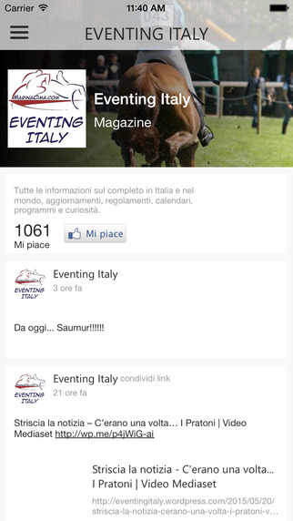 【免費運動App】Eventing Italy-APP點子