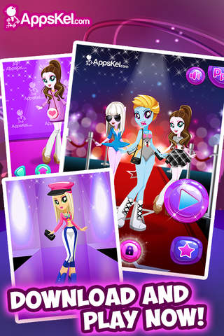 My Celebrity Pony Girls Dress Up – Celeb Makeover Games HD Free screenshot 4