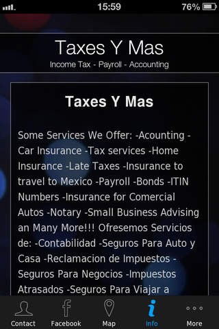 Taxes Y Mas screenshot 2