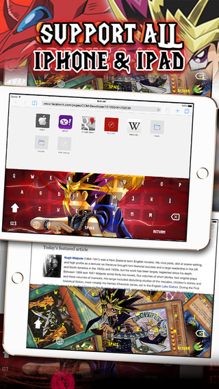 【免費工具App】KeyCCM – Manga & Anime : Custom Color & Wallpaper Keyboard Themes in The Yugioh Design Collection-APP點子