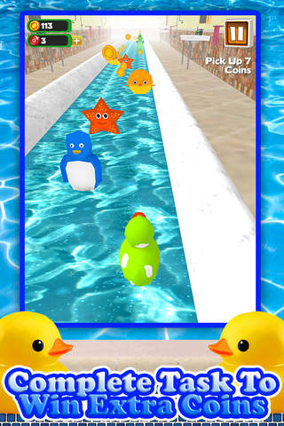 3D Rubber Ducky Girly Girl - All Fun Little Teenage Kid Swim Game for Free screenshot 4