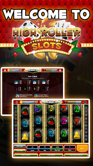 【免費遊戲App】High Roller Slots Casino-APP點子