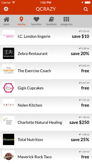 【免費商業App】Qcrazy Mobile Coupons-APP點子