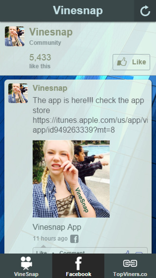 Vinesnap App