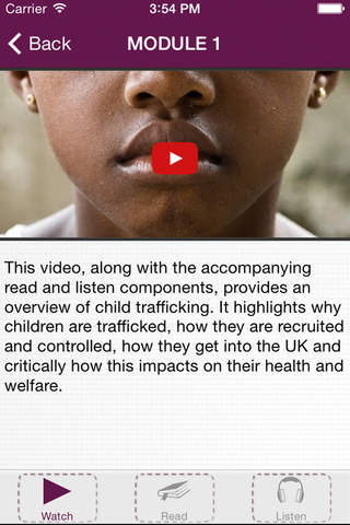 Child Trafficking Awareness screenshot 2