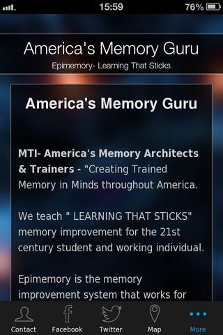 America's Memory Guru screenshot 2