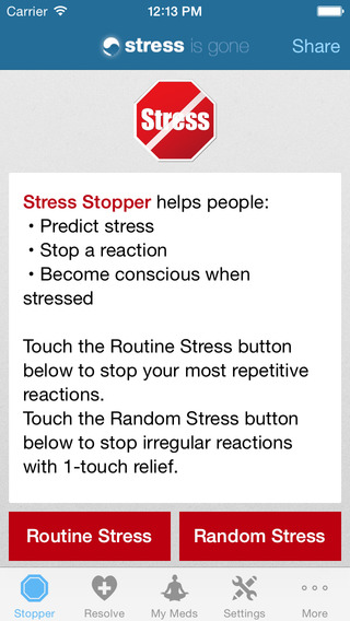 【免費健康App】Stress Is Gone-APP點子