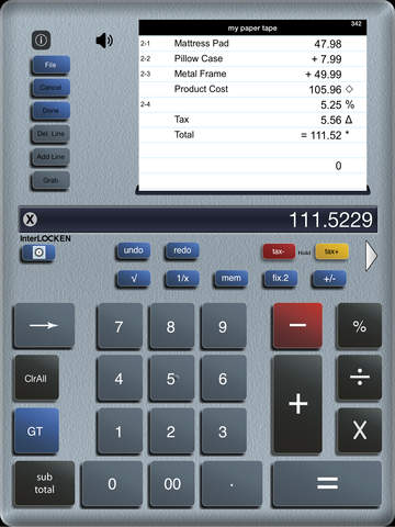 Accountant Free Calculator for iPad