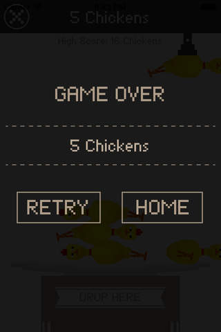 Chicken Tower : drop and balance screenshot 3