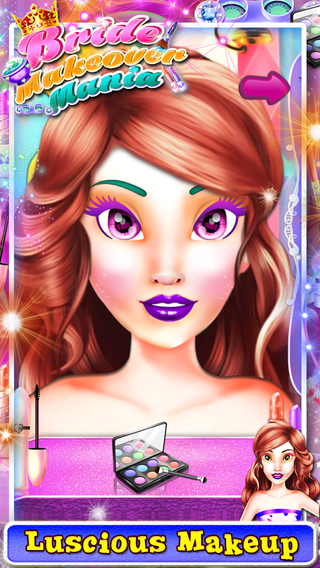 【免費遊戲App】Bride Makeover Mania-APP點子