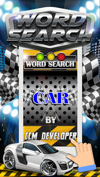 Word Search Auto Motive and The Real Cars “Super-Fast Wording Edition”