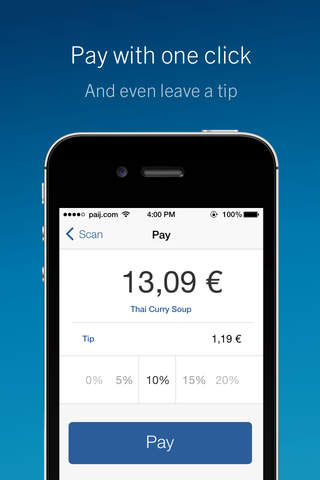 paij - Mobile Payment - Sicher mit dem Handy bezahlen screenshot 2