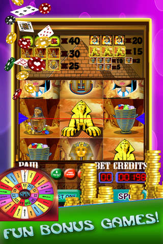 Cleopatra Fortune  Slots - Win Pharaoh's Golden Treasure Jackpot screenshot 4