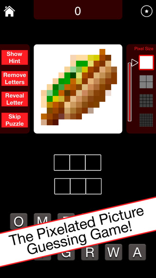 Pixel Guess - the Pixelated Picture Guessing Game