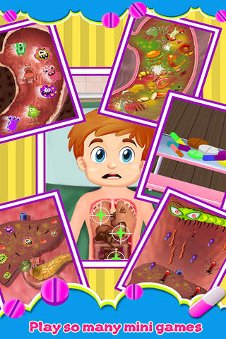 Kids Tummy Doctor - Little Hospital Game screenshot 2