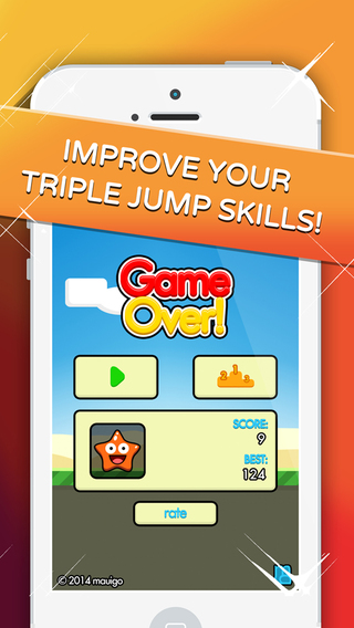 【免費遊戲App】Cherry Triple Jump & Run - Really Hard and Addicting One Touch Platformer-APP點子