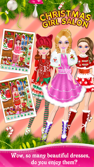 【免費遊戲App】Christmas Girl Salon-APP點子