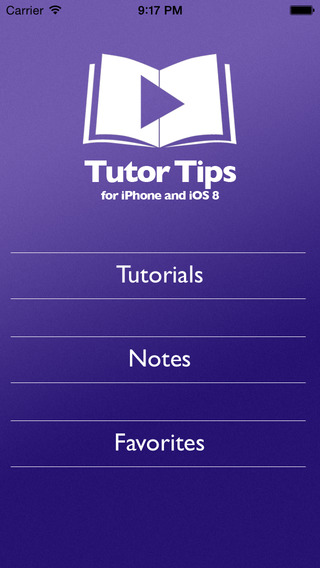 Tutor Tips for iPhone and iOS 8
