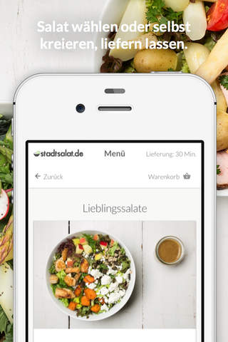 Stadtsalat – Frische Salate bestellen in Hamburg screenshot 2