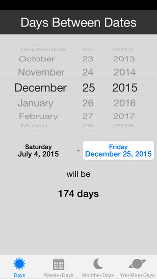 【免費工具App】Days between Dates-APP點子